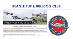 Desktop Screenshot of beaglepupandbulldogclub.co.uk