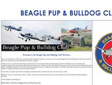 Tablet Screenshot of beaglepupandbulldogclub.co.uk